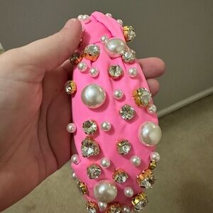 Stoney clover lane X Lele Sadoughi bubblegum headband